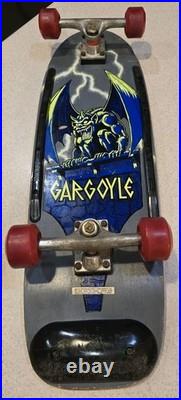 Vintage 1986 VALTERRA GARGOYLE SKATEBOARD See Pictures