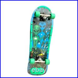 Vintage 1987 Alien UFO Cruiser Skateboard Complete Old School 80s Rare Graphic