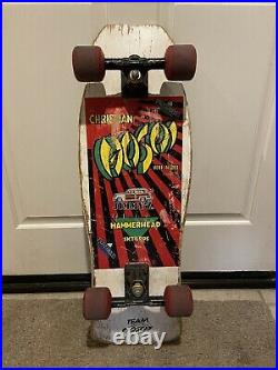 Vintage 1987 Christian Hosoi Hammerhead Skateboard Complete