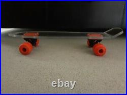 Vintage 1987 Lucite Acrylic Skateboard Flip-Tail Style SIMS WHEELS & RISERS