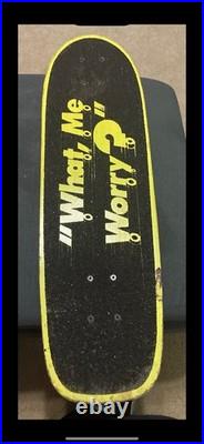 Vintage 1987 Nash Mad Magazine Skateboard Ft. Alfred E. Newman All Wheels Spin