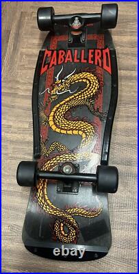 Vintage 1987 Powell Peralta Steve Caballero Dragon Black Indy Trucks Skateboard
