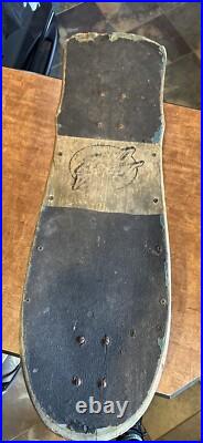 Vintage 1987 Santa Cruz Claus Grabke Exploding Clock Skateboard