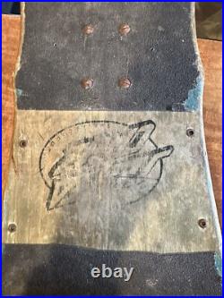 Vintage 1987 Santa Cruz Claus Grabke Exploding Clock Skateboard