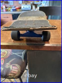 Vintage 1987 Santa Cruz Claus Grabke Exploding Clock Skateboard