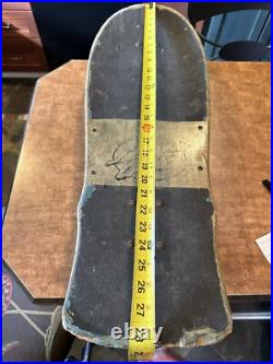 Vintage 1987 Santa Cruz Claus Grabke Exploding Clock Skateboard