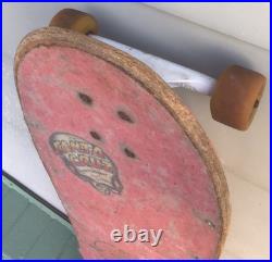 Vintage 1987 Santa Cruz Claus Grabke Exploding Clock Skateboard Skate Complete