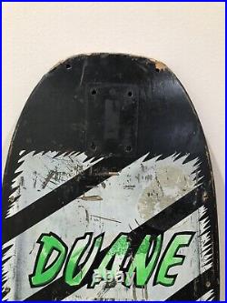 Vintage 1987 Santa Cruz Pro Model 29 Duane Peters Skateboard Deck