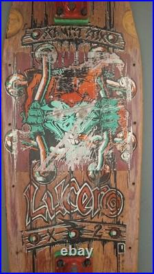 Vintage 1987 Schmitt Stix Skateboard John Lucero X2 All Original OG