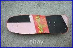 Vintage 1988 Schmitt Stix Monty Nolder Totem skateboard with Rat-Bones & Gullwing