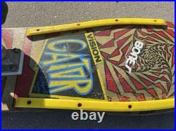 Vintage 1988 Vision Gator Skateboard Complete Mark Anthony Gator Rogowski