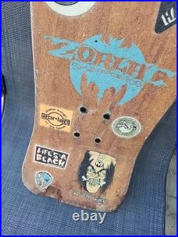 Vintage 1988 Zorlac Donny Myhre Skateboard Deck Venture Trucks G&S Odi Metallica