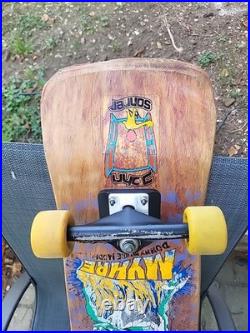 Vintage 1988 Zorlac Donny Myhre Skateboard Deck Venture Trucks G&S Odi Metallica