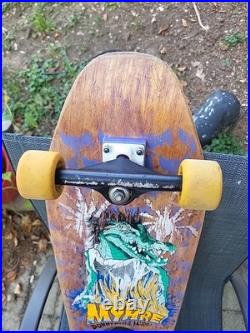 Vintage 1988 Zorlac Donny Myhre Skateboard Deck Venture Trucks G&S Odi Metallica