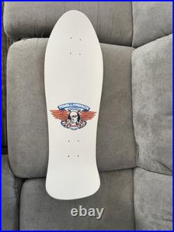 Vintage 1989 NOS Powell Peralta Steve Saiz Skateboard Deck White OG