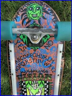 Vintage 1989 Vision Oujia Board OG Skateboard Complete