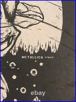 Vintage 1989 Zorlac Metallica skateboard with stage V Independent & Slime balls