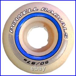 Vintage 1990 POWELL RADIALS 50MM 97a Skateboard Wheels Bearing Cover's