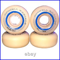 Vintage 1990 POWELL RADIALS 50MM 97a Skateboard Wheels Bearing Cover's