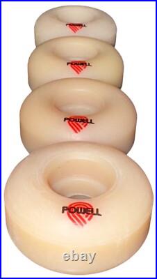 Vintage 1990 POWELL RADIALS 50MM 97a Skateboard Wheels Bearing Cover's