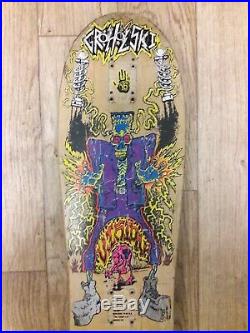 Vintage 1990 Vision Skateboards Tom Groholski skateboard OG Mark Gonzales