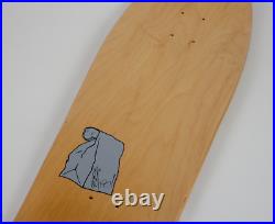 Vintage 1990s Fred Smith III Skateboard Deck Newschool Design, NOS, Yellow Color