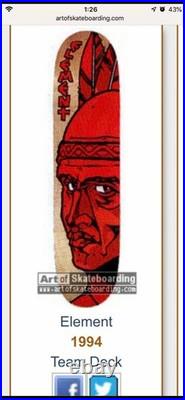 Vintage 1994 Element Skateboard
