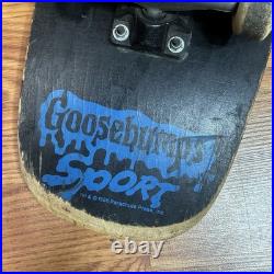 Vintage 1996 Goosebumps Sport Skateboard R. L. Stine Horror Collectible Rare