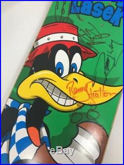 Vintage 2000 Eatin Bird Bucky Lasek Signed Birdhouse Skateboard Danny Way