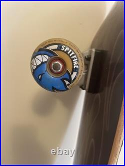 Vintage 2000 Powell Peralta Hot Rod Flames Skateboard Deck 9 x 33.25 Brown/Purp Vintage 2000 Powell Peralta Hot Rod Flames Skateboard Deck 9 x 33.25 Brown/Purp