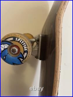 Vintage 2000 Powell Peralta Hot Rod Flames Skateboard Deck 9 x 33.25 Brown/Purp