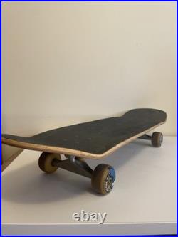 Vintage 2000 Powell Peralta Hot Rod Flames Skateboard Deck 9 x 33.25 Brown/Purp