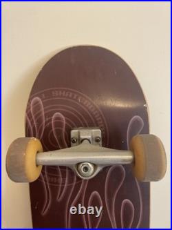 Vintage 2000 Powell Peralta Hot Rod Flames Skateboard Deck 9 x 33.25 Brown/Purp Vintage 2000 Powell Peralta Hot Rod Flames Skateboard Deck 9 x 33.25 Brown/Purp