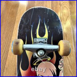 Vintage 2001 Powell Angel Boy Skateboard Complete 7.5