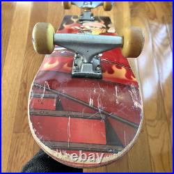 Vintage 2001 Powell Angel Boy Skateboard Complete 7.5