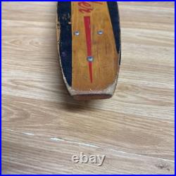 Vintage 50's-60's Wooden Wood Early Skateboard Sidewalk Surfer Metal Wheels