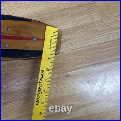 Vintage 50's-60's Wooden Wood Early Skateboard Sidewalk Surfer Metal Wheels