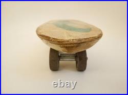 Vintage 60s Nash Shark wood skateboard metal wheels green Vintage 60s Nash Shark wood skateboard metal wheels green