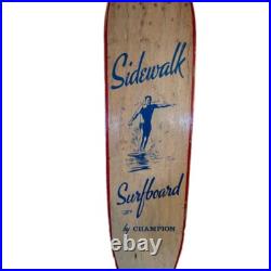 Vintage 60s Sidewalk Surfboard By Champion Vintage 60s Sidewalk Surfboard By Champion