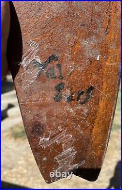 Vintage'60s Wooden Skateboard Long Board So Cal Sidewalk Surfer