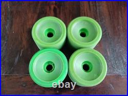 Vintage 70's / 80's Green Kryptonics 70mm skateboard wheels Vintage 70's / 80's Green Kryptonics 70mm skateboard wheels