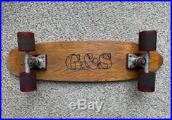 Vintage 70's G&S (Gordon Smith) warp tail Skateboard
