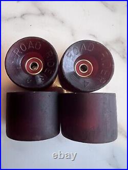 Vintage 70's Road Rider 4 Skateboard Wheels Set of 4 Lightly used