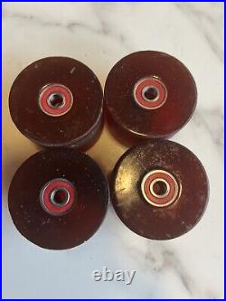 Vintage 70's Road Rider 4 Skateboard Wheels Set of 4 Lightly used