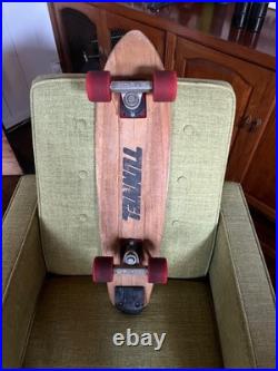 Vintage 70's Skateboard Tunnel Deck Brewer Trucks Red Kryptonics 60mm