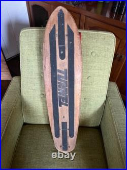 Vintage 70's Skateboard Tunnel Deck Brewer Trucks Red Kryptonics 60mm