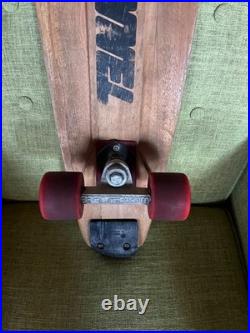 Vintage 70's Skateboard Tunnel Deck Brewer Trucks Red Kryptonics 60mm