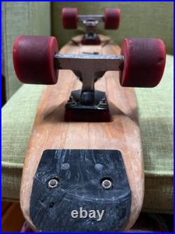 Vintage 70's Skateboard Tunnel Deck Brewer Trucks Red Kryptonics 60mm