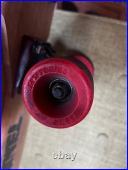 Vintage 70's Skateboard Tunnel Deck Brewer Trucks Red Kryptonics 60mm