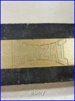 Vintage 70s Banzai Gold Aluminum Skateboard Rare